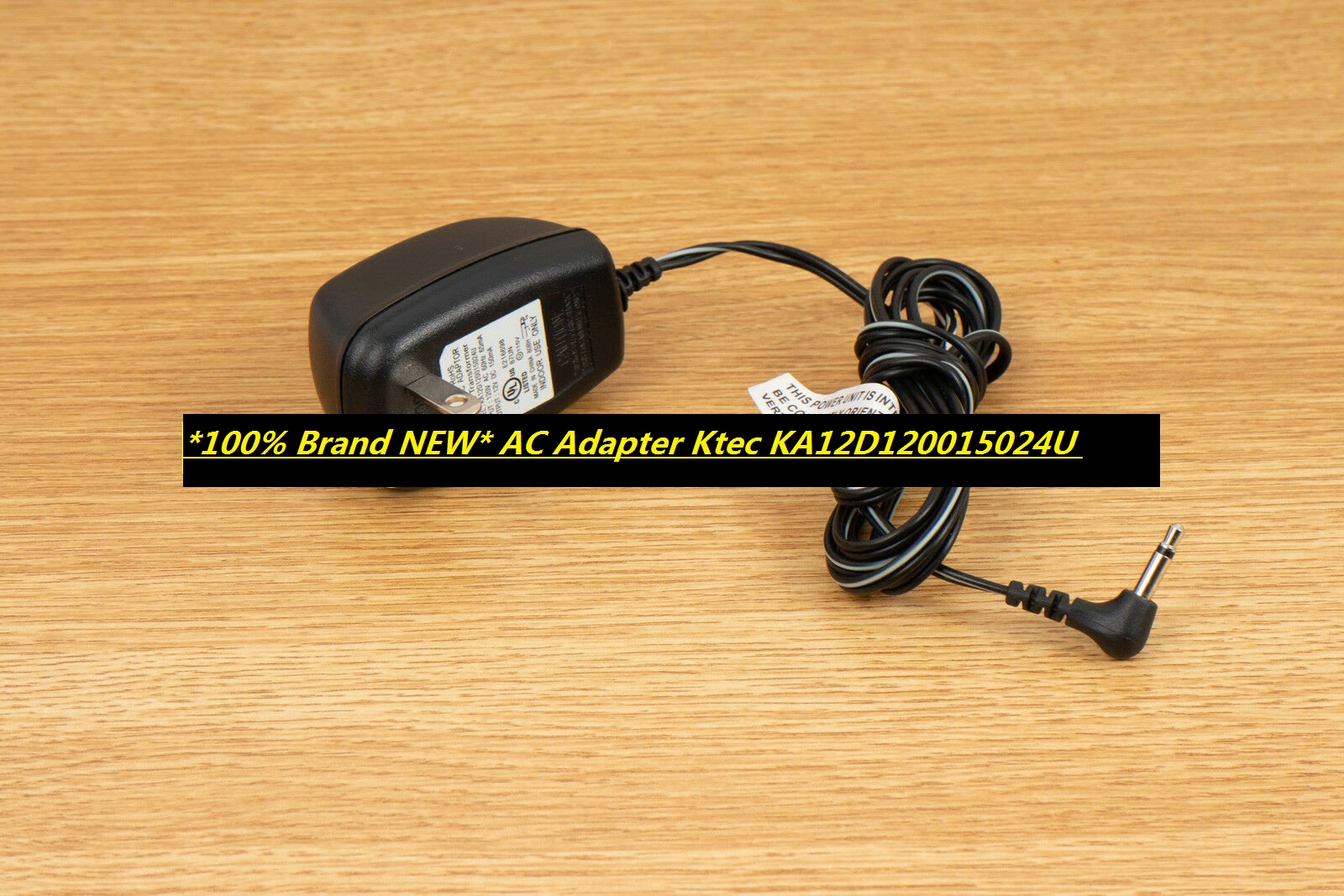 *100% Brand NEW* AC Adapter Ktec KA12D120015024U Power Supply - Click Image to Close